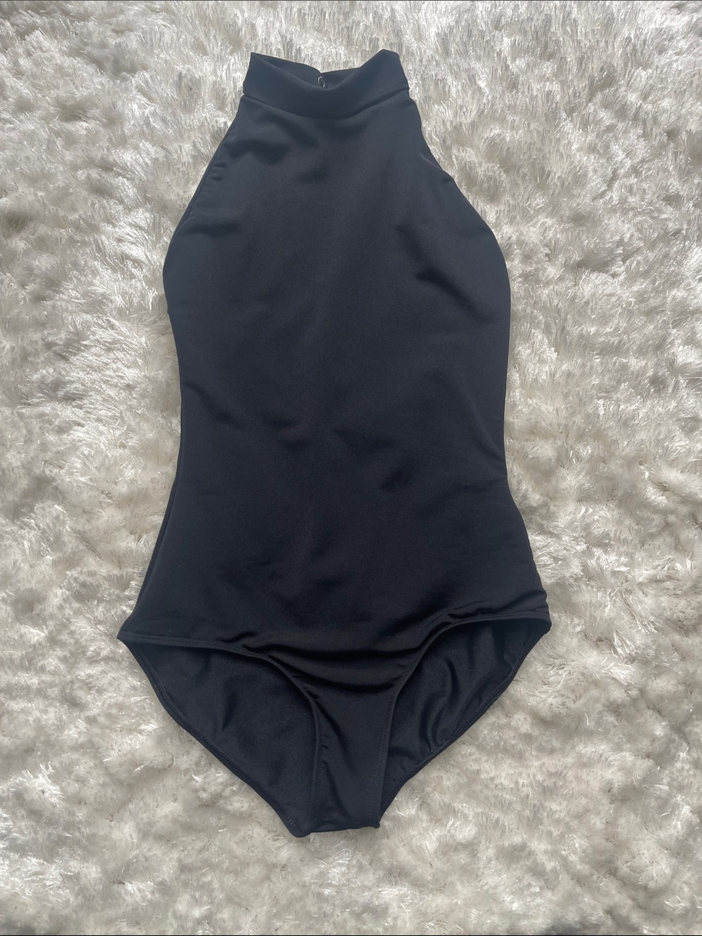 Mariia Black Halter Leotard